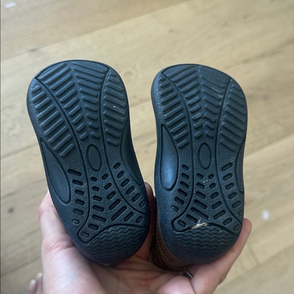 Old West Dark Brown Kids cowboy Boots 5 - Picture 4 of 5